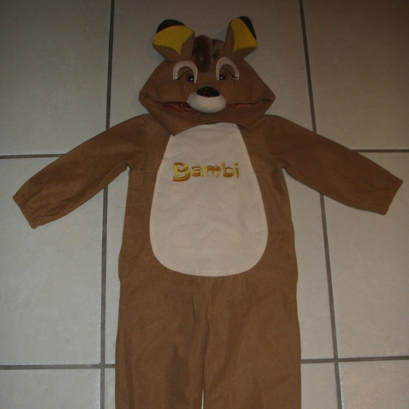 NEW DISNEY Bambi Deer COSTUME XXS 2/3 Halloween - Picture 1 of 2